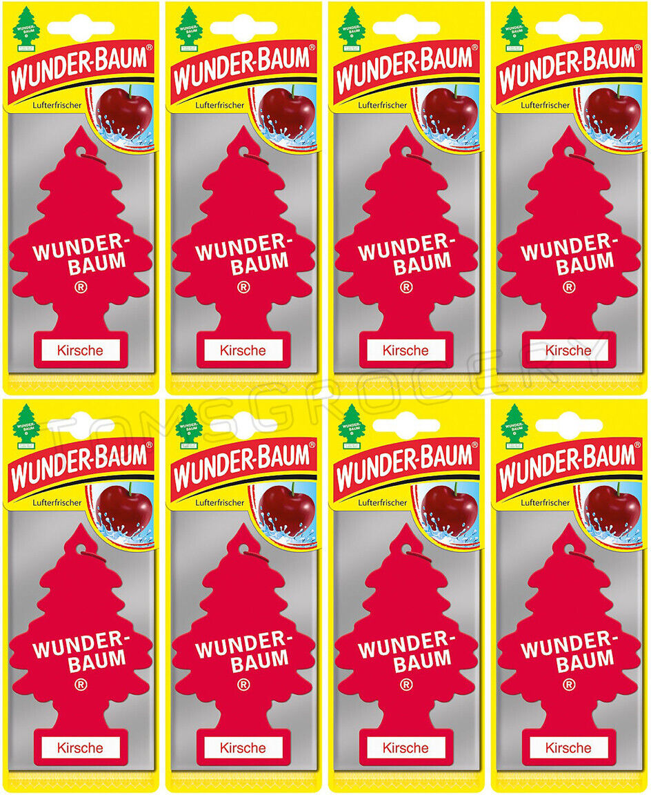 8 WUNDER BAUM CHERRY Car Scents Hanging Little Trees Air Freshener