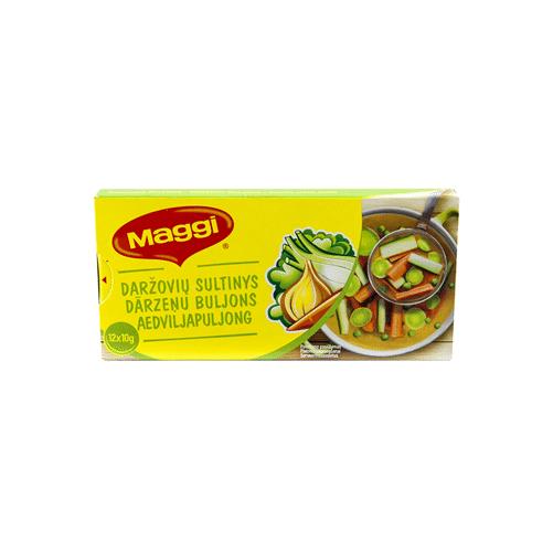 MAGGI VEGETABLE Broth Soup Bouillon Fast Preparation Cubes 3x 120g 4.2oz