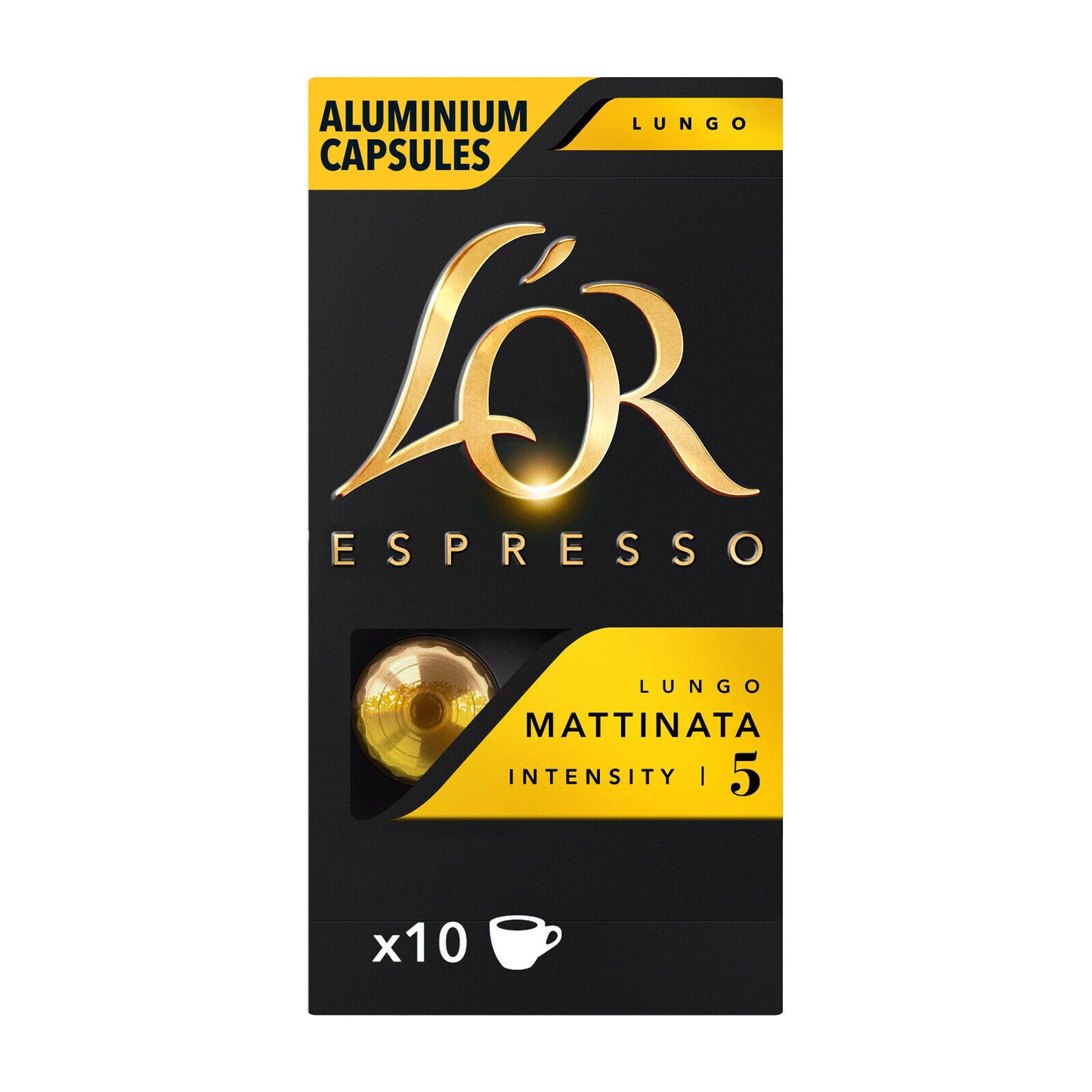 LOR ESPRESSO LUNGO MATTINATA Nespresso Original Instant Coffee Capsules Pods