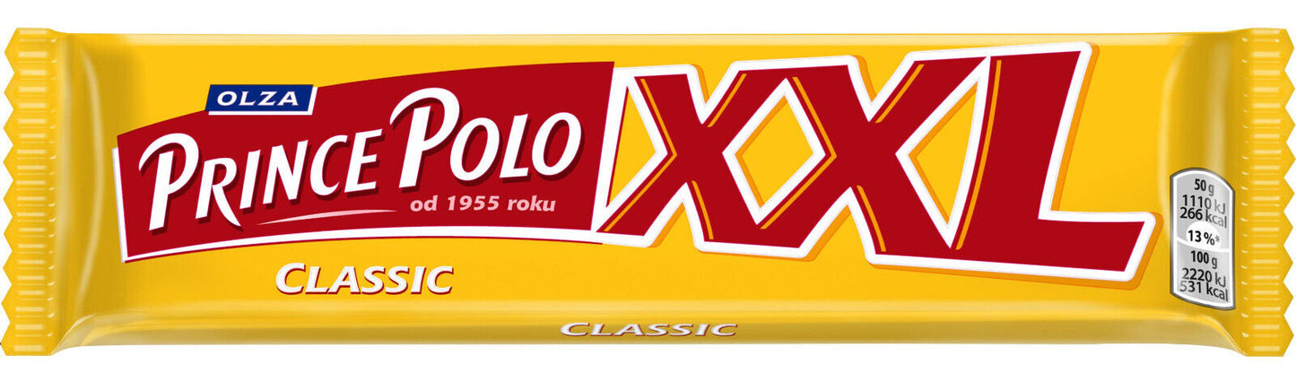 15 PRINCE POLO XXL Classic Wafers European Candy Snacks Sweets 50g 1.7oz
