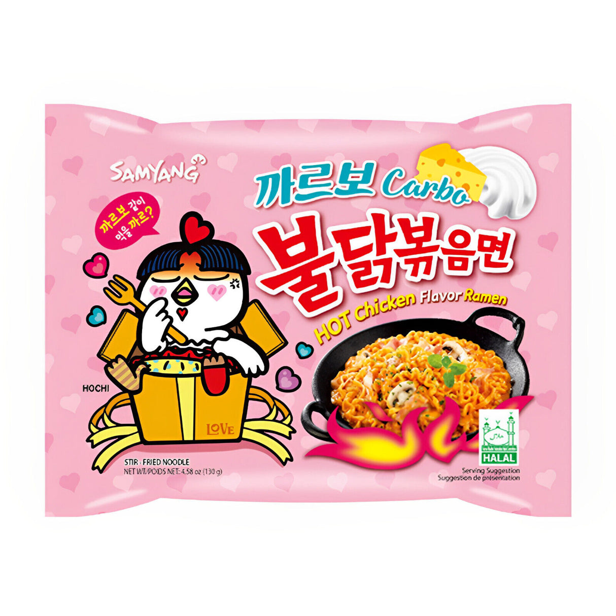 SAMYANG BULDAK HOT CHICKEN CARBONARA Flavor Korean Ramen 140g