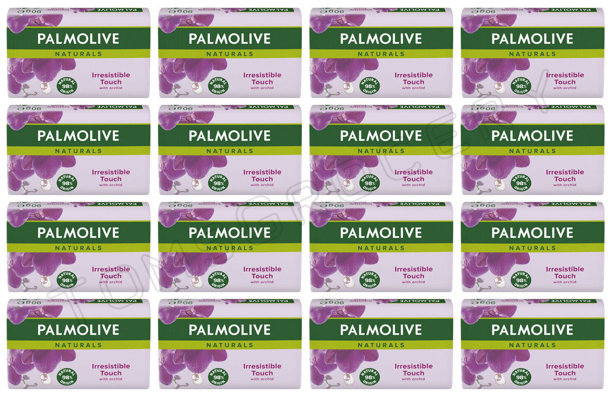20 PALMOLIVE IRRESISTIBLE TOUCH Pampering Bar Soap With Orchid 90g