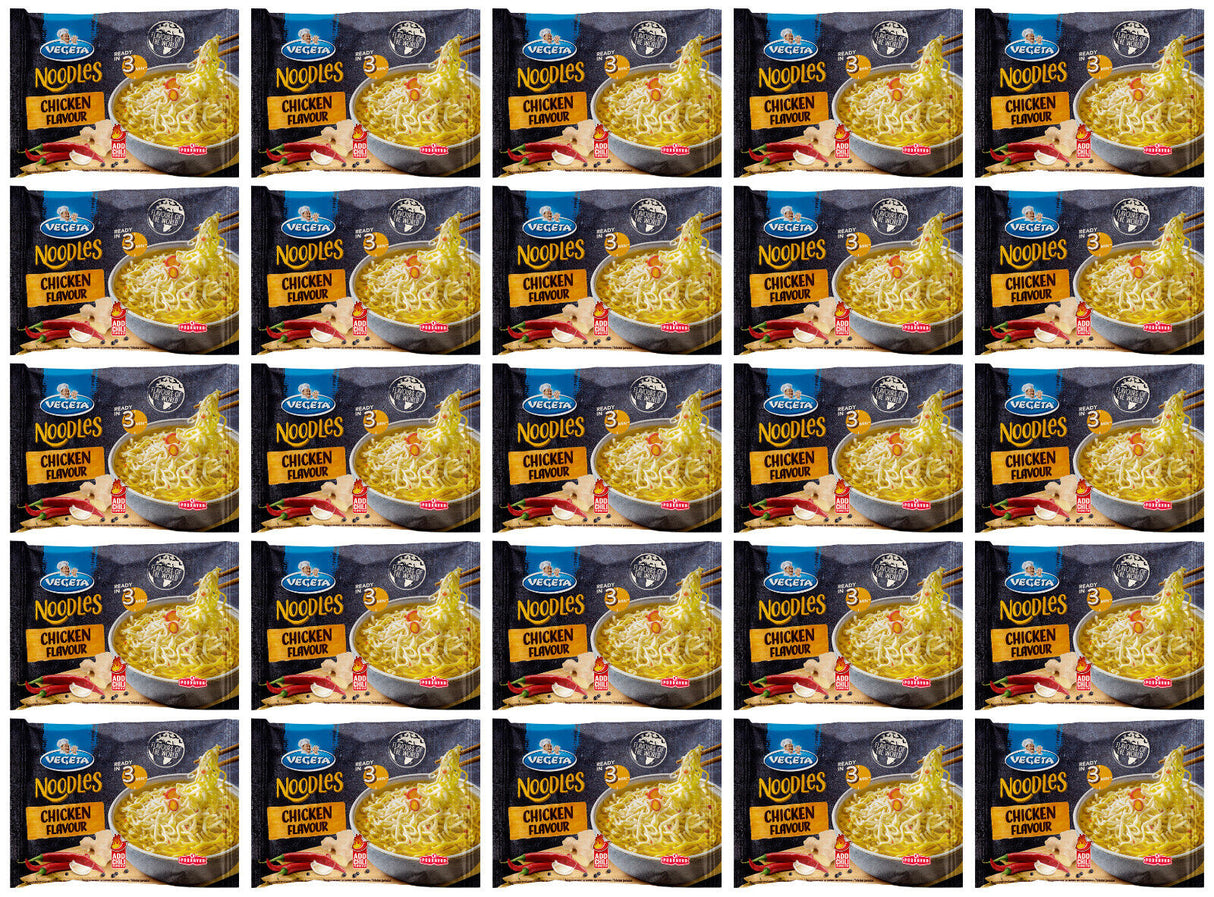 20 VEGETA CHICKEN Flavor Ramen Soup Instant Noodles European Snacks