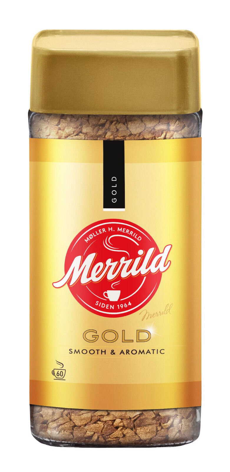 MERRILD GOLD Granulated Smooth & Aromatic Instant Coffee Jar 100g 3.5oz