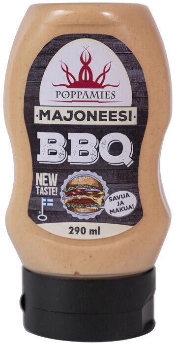 POPPAMIES BBQ MAYO Burger Sauce Bottle 290ml 9.8fl oz