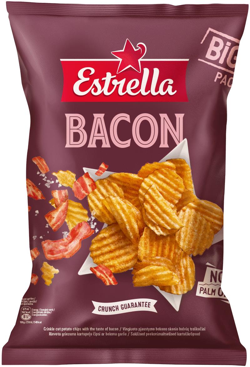4 ESTRELLA POTATO CHIPS BUNDLE Flavor Mix European Snacks Variety 180g 6.3oz