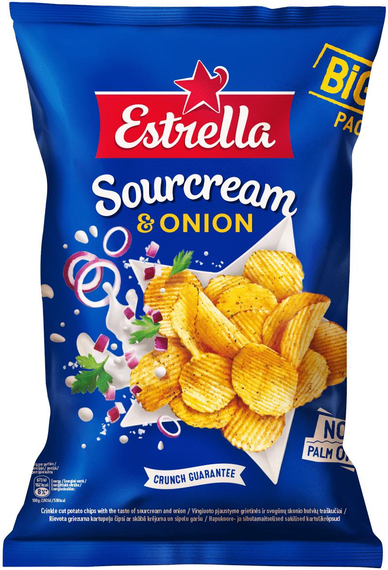 4 ESTRELLA POTATO CHIPS BUNDLE Flavor Mix European Snacks Variety 180g 6.3oz