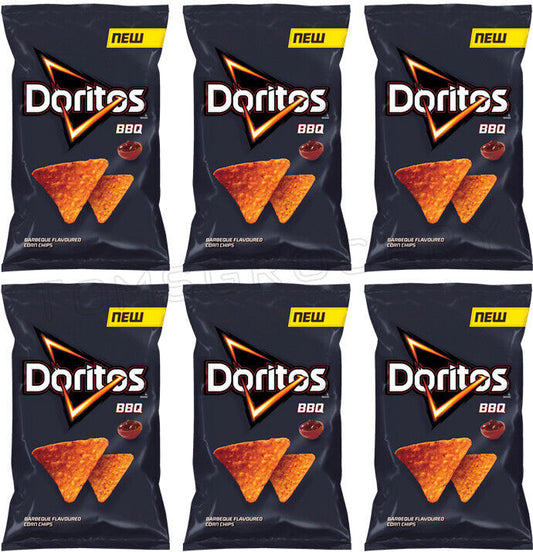 6 DORITOS BBQ Flavor Corn Chips Crisps European Snacks 100g 3.5oz