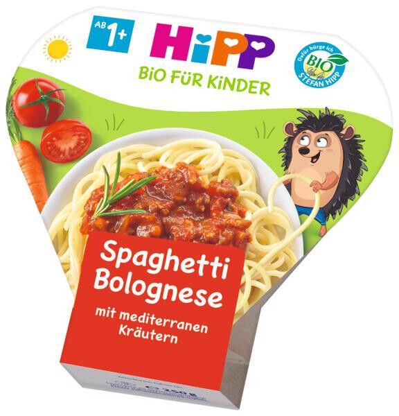 HIPP ORGANIC Spaghetti Bolognese Toddler Tray Meal from 1 Year 250ml