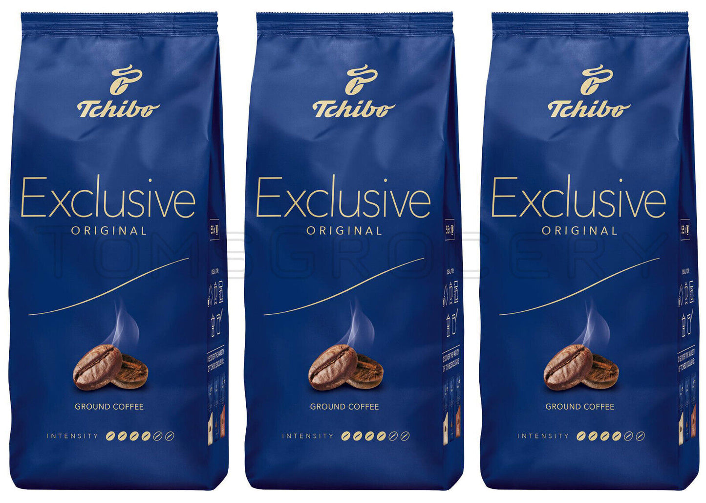 3 TCHIBO EXCLUSIVE Original Ground Coffee 500g 17oz