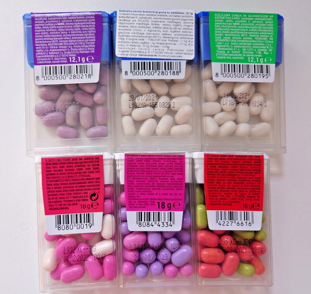 TIC TAC Mints Collectors Bundle Expired Sealed Boxes (pack of 6)