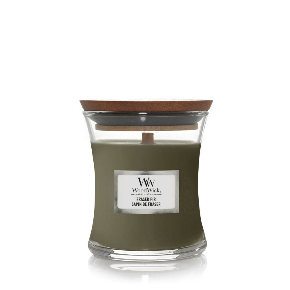 WOODWICK FRASIER FIR Scented Hourglass Candle 85g 3oz
