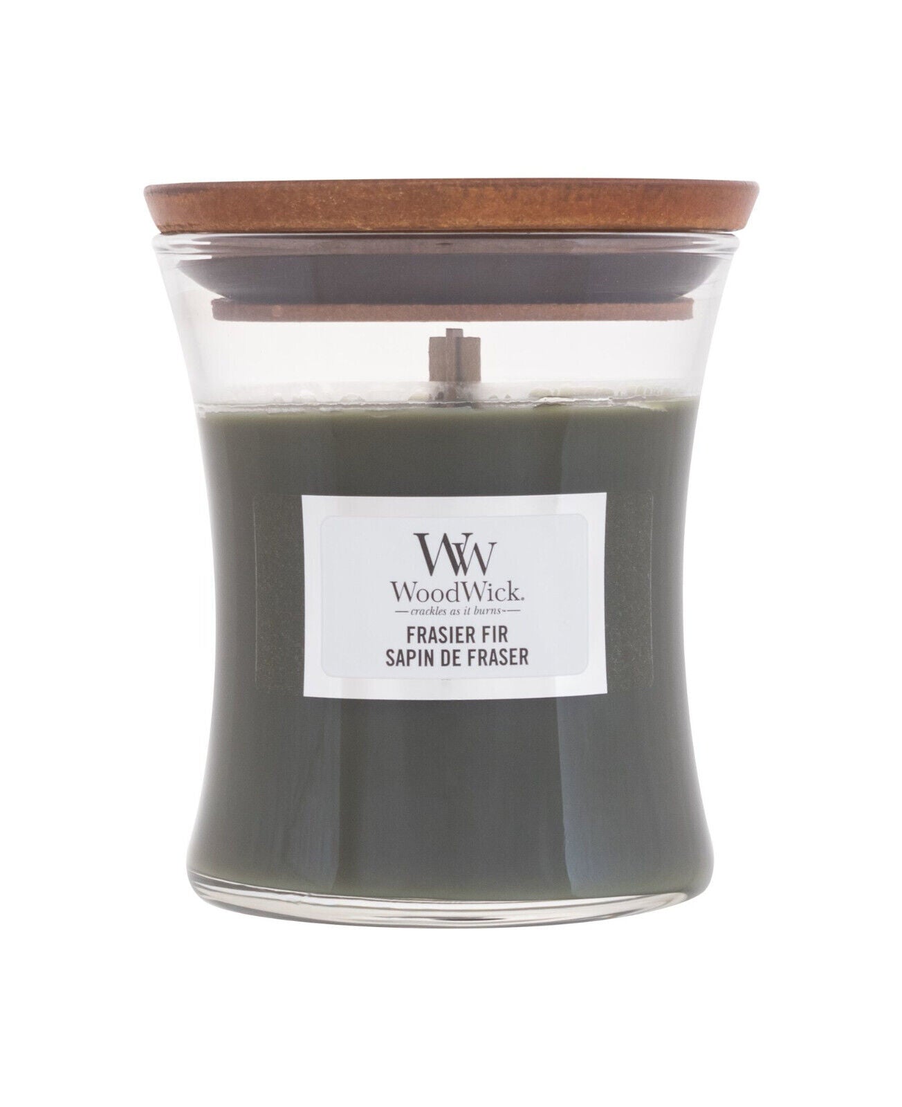 WOODWICK FRASIER FIR Scented Hourglass Candle 85g 3oz