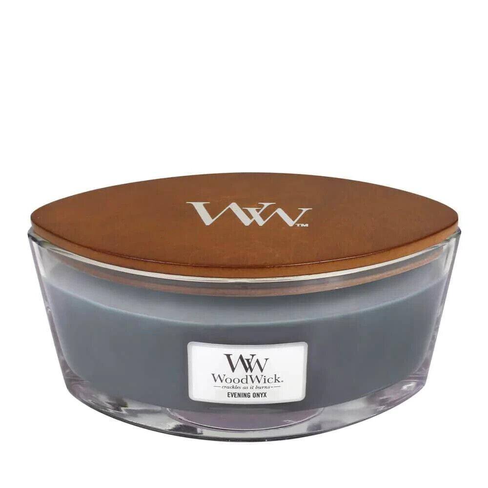 WOODWICK EVENING ONYX Scented Ellipse Jar Candle 453g 16oz