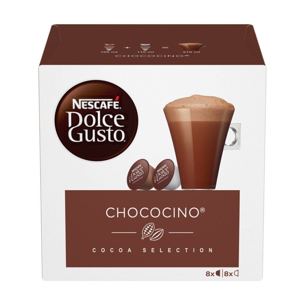 4 NESCAFE CHOCOCINO Chocolate Coffee Capsules Pods for Dolce Gusto Machines