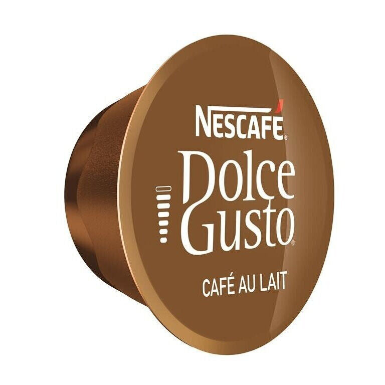 2 NESCAFE CAFE AU LAIT Coffee Capsules Boxes Pods for Dolce Gusto Machines 160g