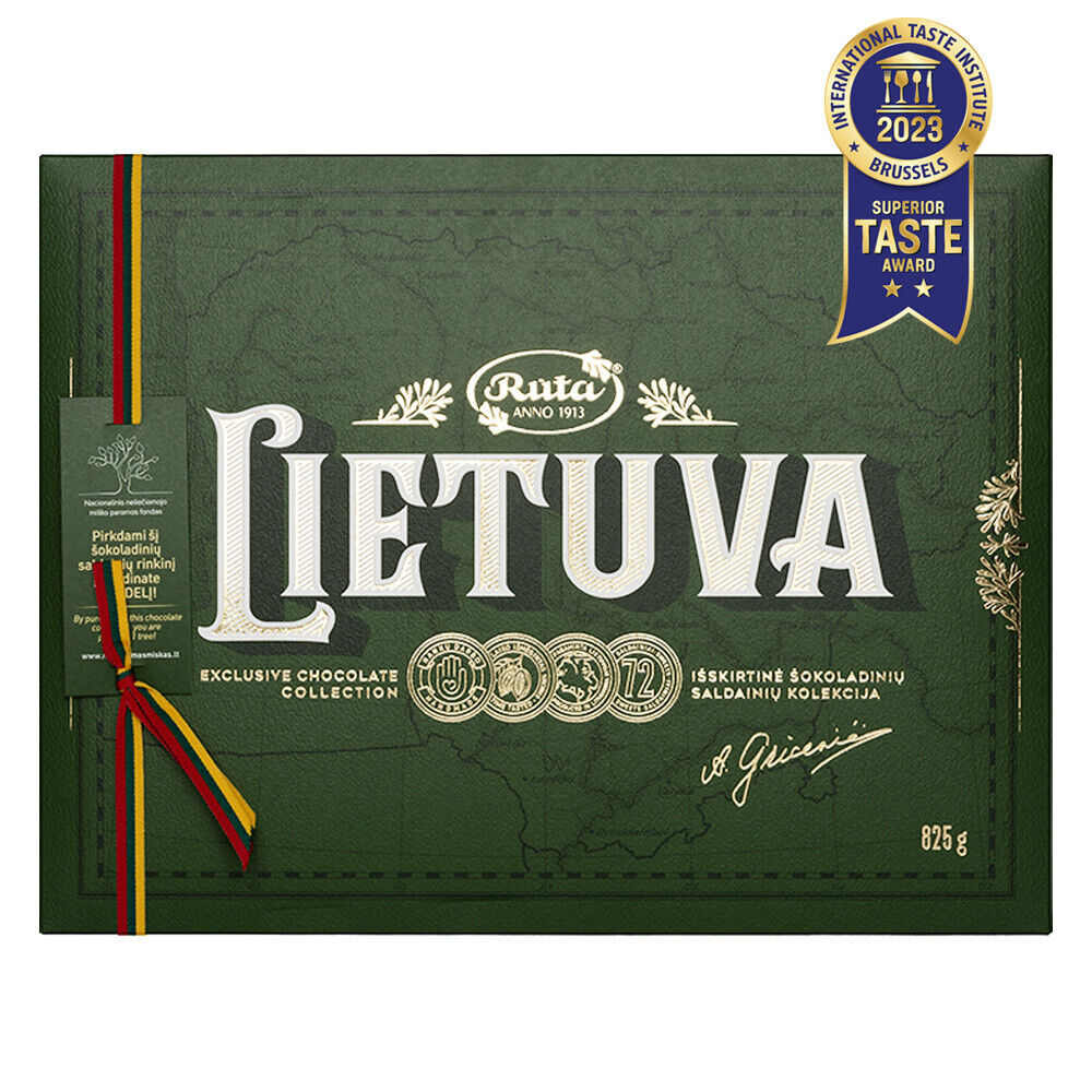 LITHUANIA Hand Made Premium Chocolate Candies Selection Gift Box 825g 29oz