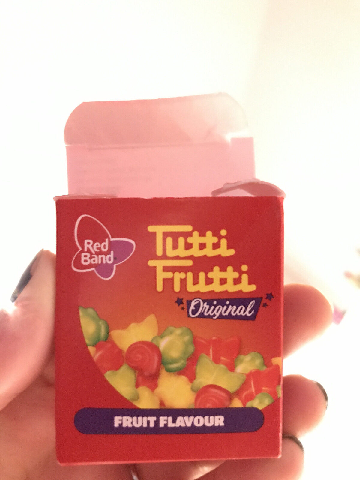 10 RED BAND TUTTI FRUTTI Fruit Flavor Jelly Candy 15g