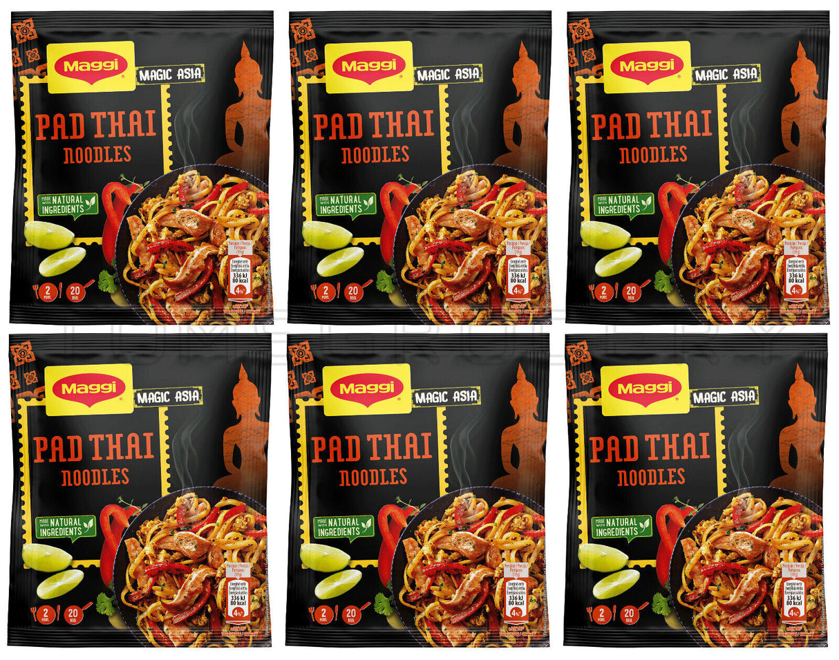 6 MAGGI PAD THAI NOODLES Preparation Seasoning Spice Mix 26g 0.9oz
