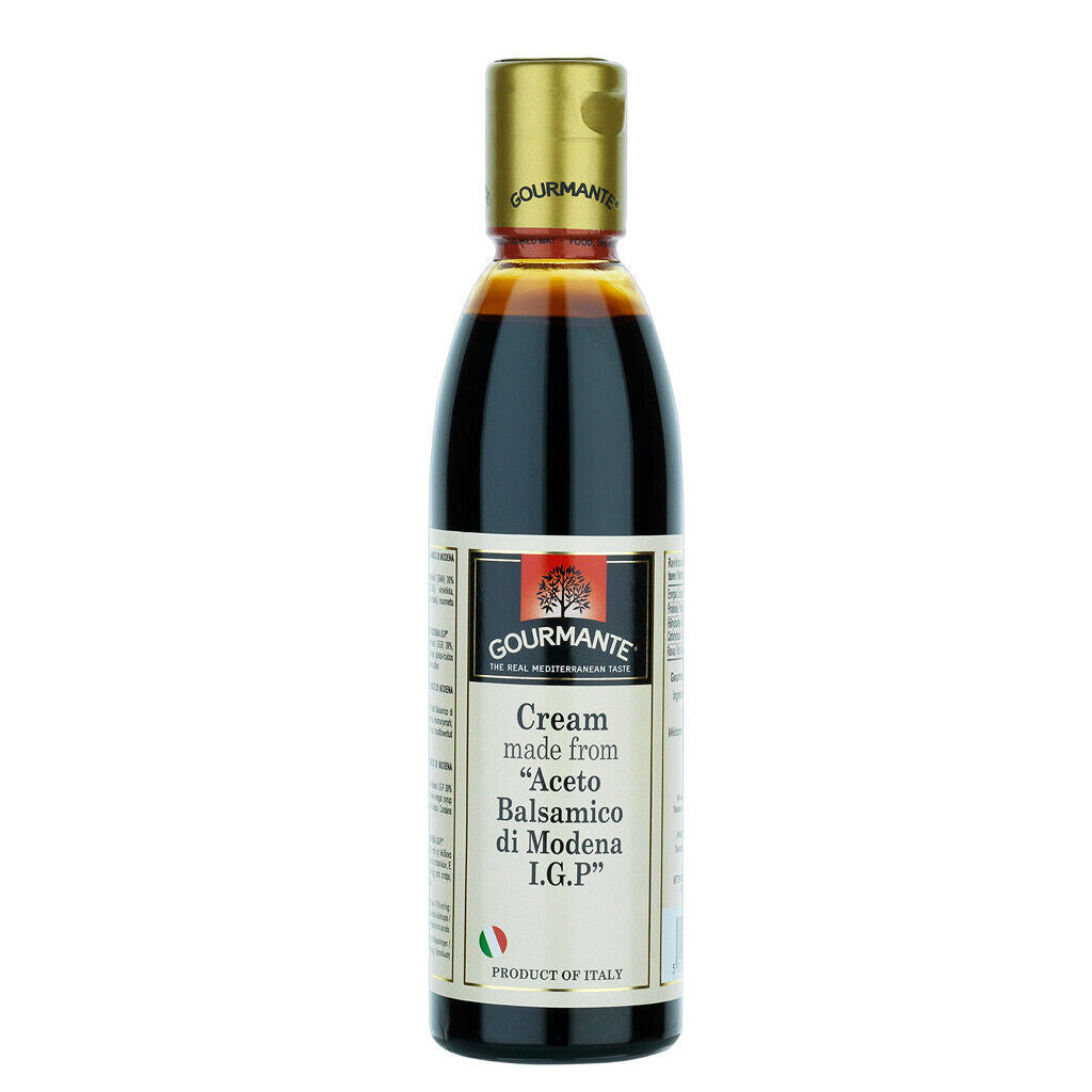 GOURMANTE Balsamic Vinegar Cream made from "Aceto Balsamico di Modena I.G.P" 250ml