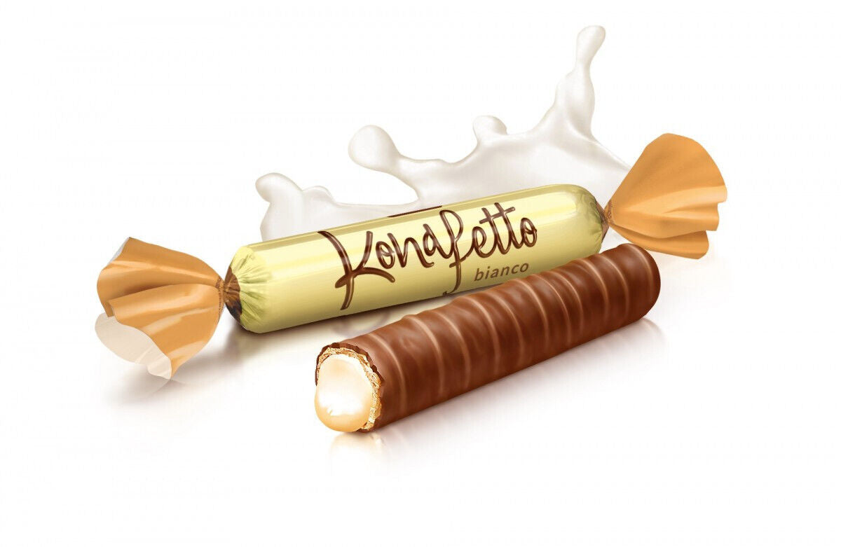 ROSHEN KONAFETTO Wafer Sticks with Milk Filling Ukrainian Sweets 1kg (35oz)