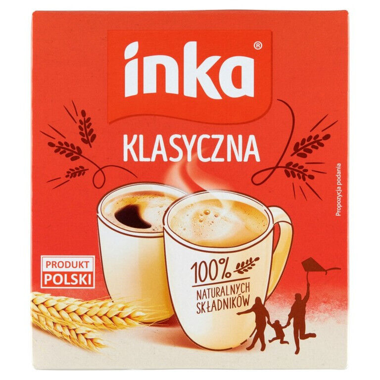 INKA Instant Coffee 100% Natural Barley Rye Chicory Powder 180g 6.35oz