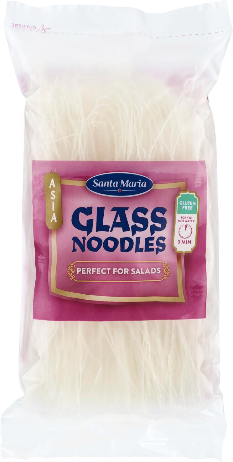 2 SANTA MARIA GLASS NOODLES Gluten Free For Asian Dishes 100g 3.5oz