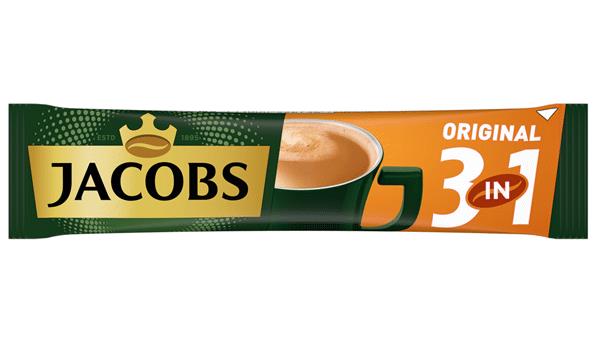 4 JACOBS Original 3in1 Instant Coffee Sticks Boxes (80 servings)