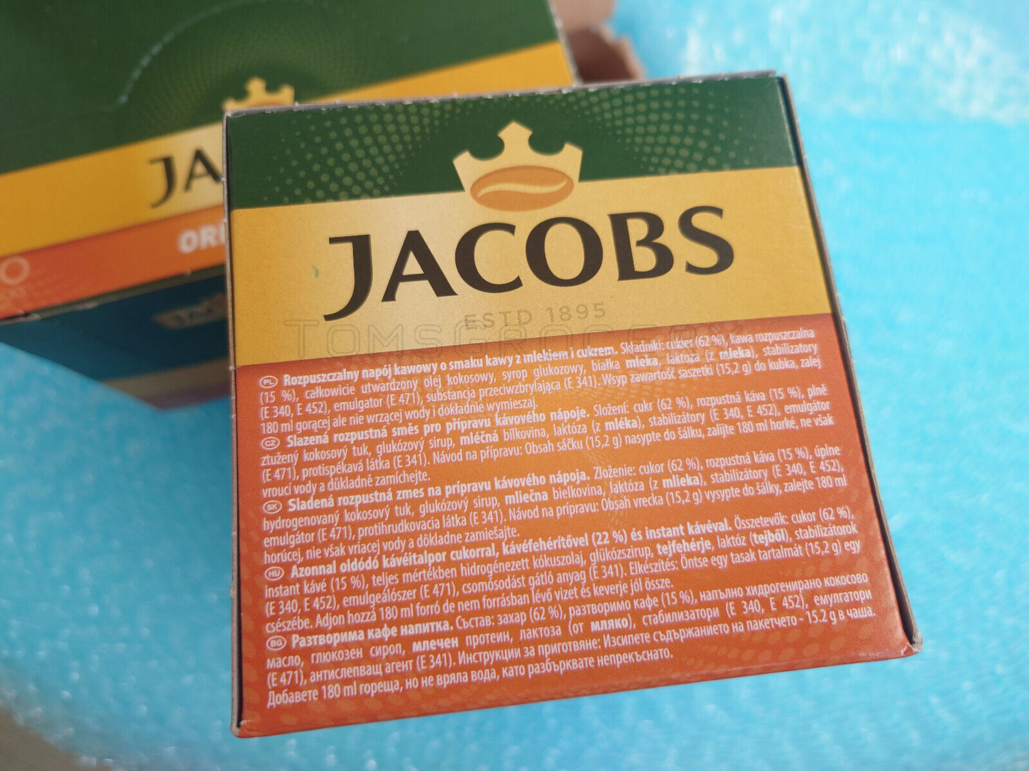 4 JACOBS Original 3in1 Instant Coffee Sticks Boxes (80 servings)