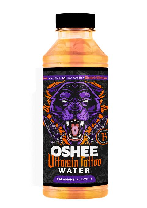 3 OSHEE Vitamin Tattoo Water Calamansi Flavor Isotonic Drink 555ml 18.7 fl oz