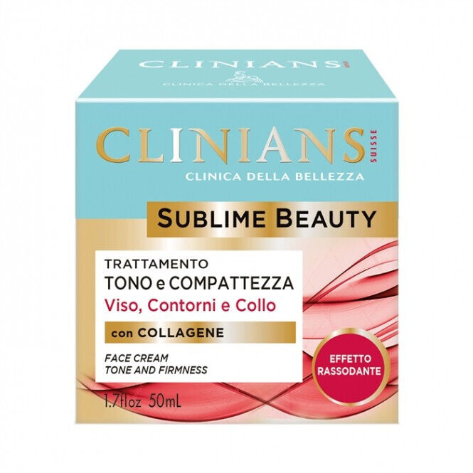 CLINIANS SUBLIME BEAUTY TONE & FIRMNESS Face Cream Peptides for Mature Skin 50ml