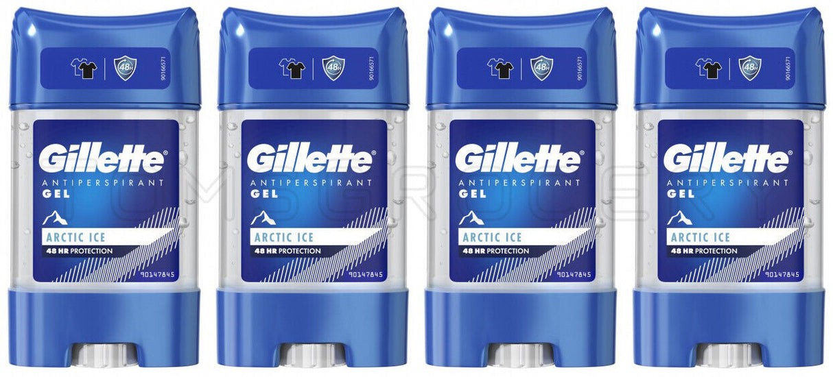 3 GILLETTE ARCTIC ICE 48h Protection Antiperspirant Deodorant Stick For Men 70ml