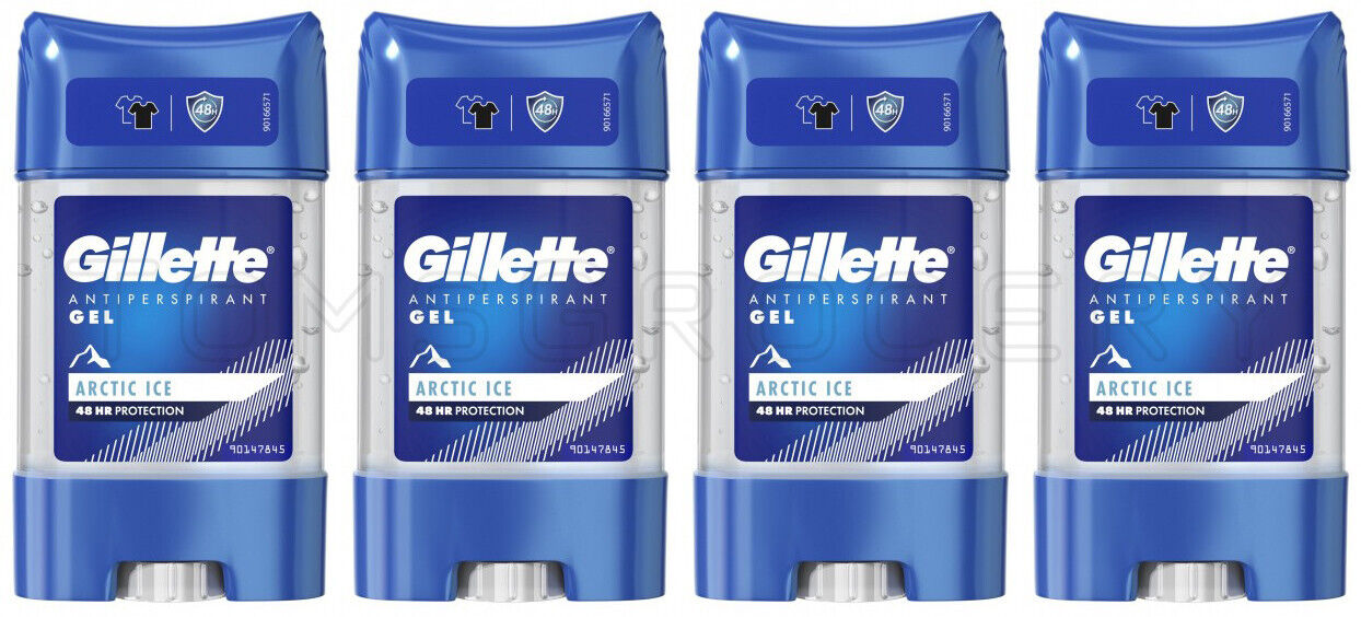 10 GILLETTE ARCTIC ICE 48h Protection Antiperspirant Deodorant Stick Men 70ml
