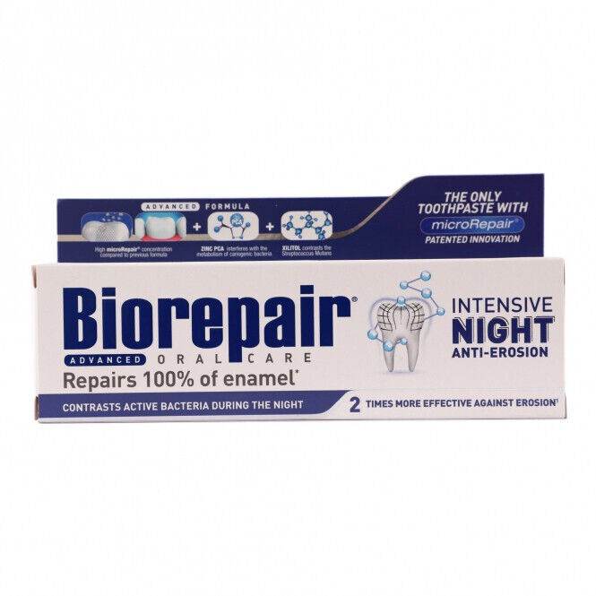 2 BIOREPAIR INTENSIVE NIGHT ANTI-EROSION Toothpaste 75ml 2.5fl. oz