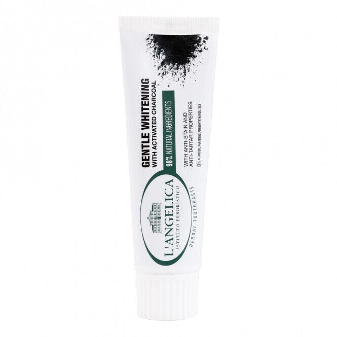 3 L'ANGELICA Gentle Whitening Toothpaste with Activated Charcoal 75ml 2.5fl. oz