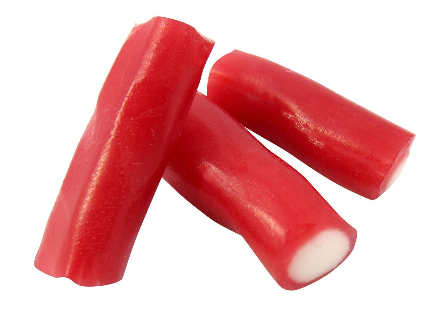 12 FINI STRAWBERRY Bites Gummy Candy Cream Filled Mini Tubes Party Sweets 90g