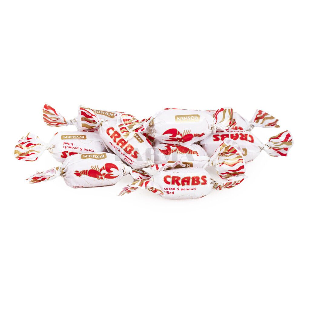 ROSHEN CRABS Caramel Candy Party Candies Ukrainian Sweets 1kg (35oz)