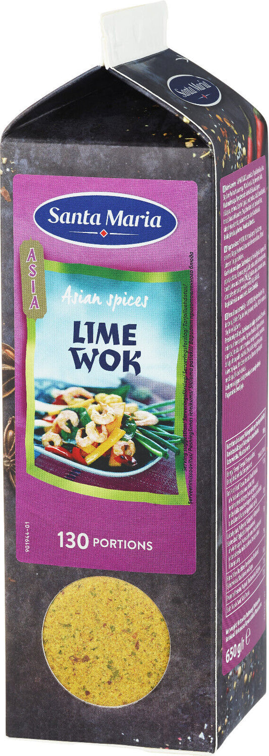 SANTA MARIA LIME WOK Asian Spice Seasoning Mix Large Pack 650g 23oz 130 portions