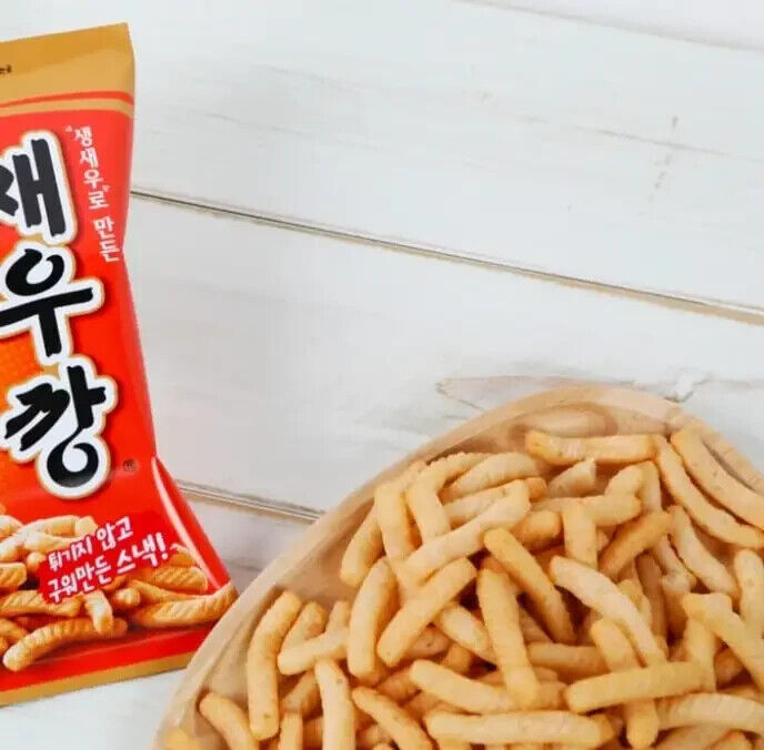 SHRIMP FLAVORED CRACKERS Chips Asian Treats Beer Snacks Nongshim 75g 2.64oz