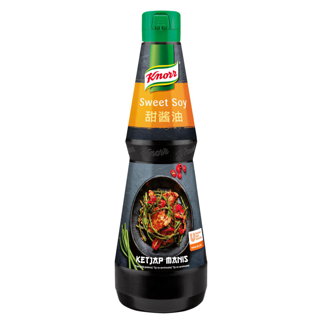 KNORR KETJAP MANIS Thick & Sweet Soy Sauce Bottle 1L 33.8 fl. oz.