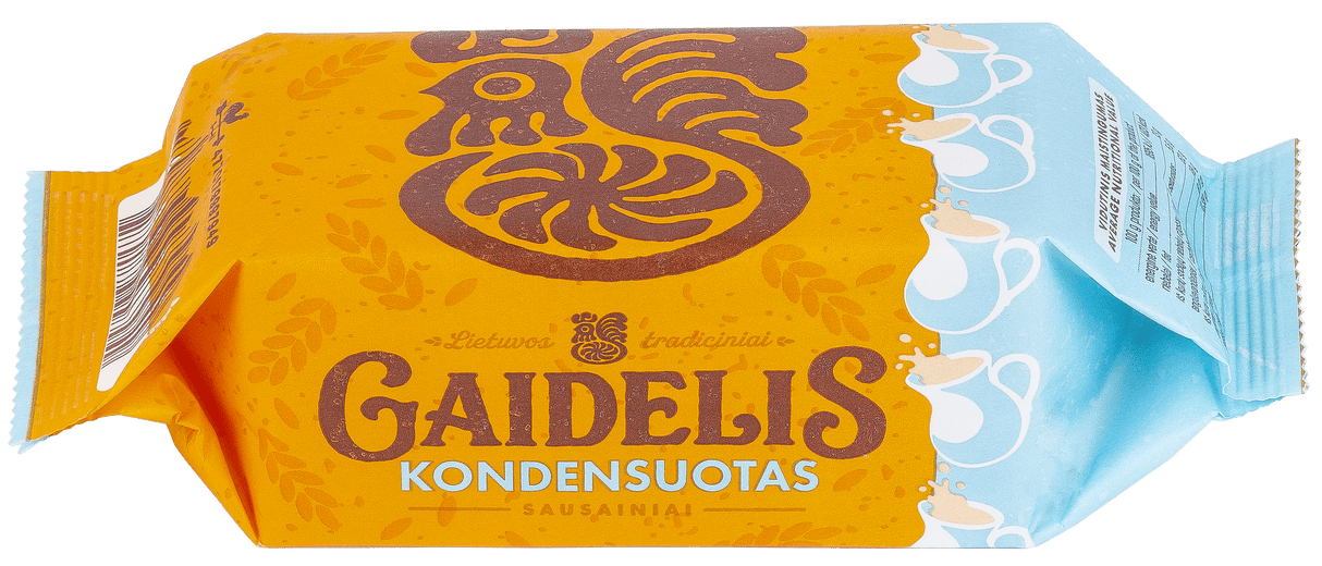 GAIDELIS Sweet Condensed Milk Flavor Cookies 160g