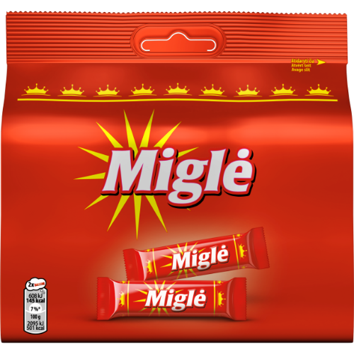 KARŪNA MIGLE Milk Chocolate Candies with Crunchy Chips 145g 5.11oz