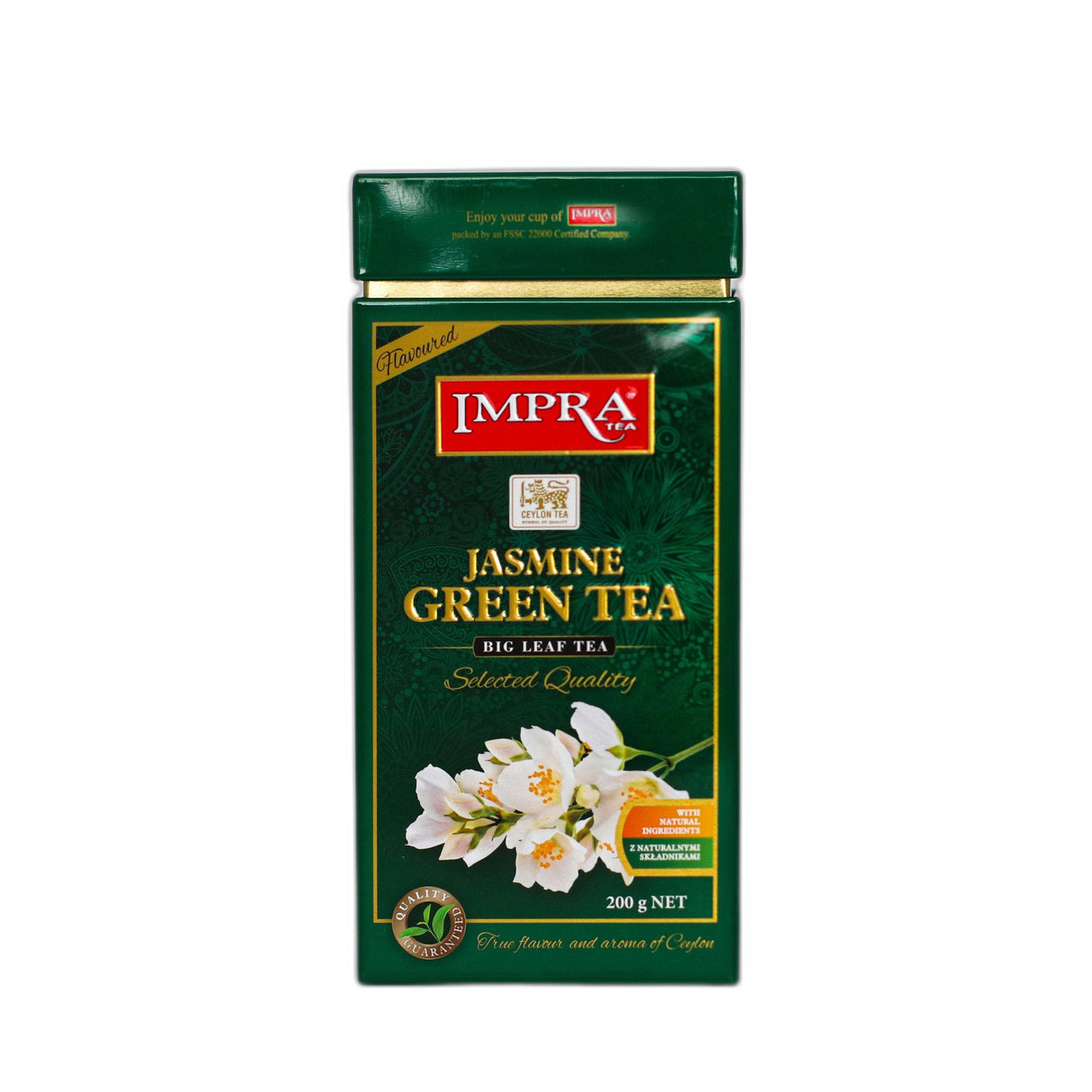 IMPRA JASMINE Big Leaf Loose Green Tea 200g