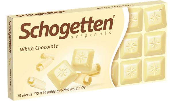 SCHOGETTEN White Chocolate Bar 100g 3.5oz