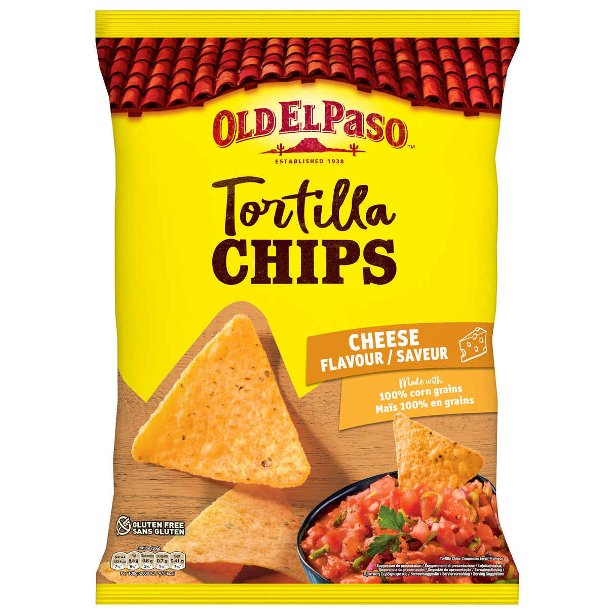 OLD EL PASO Cheese Flavor Tortilla Chips 185g
