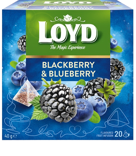 LOYD BLACKBERRY & BLUEBERRY Flavor Fruit Tea 40g