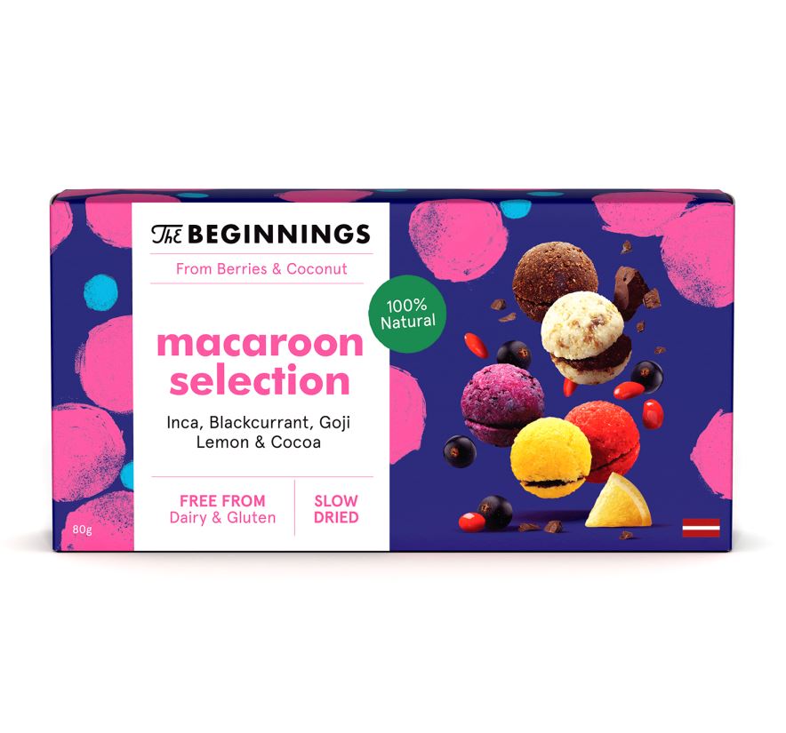 THE BEGINNINGS Macaroon Cookies 100% Natural 80g