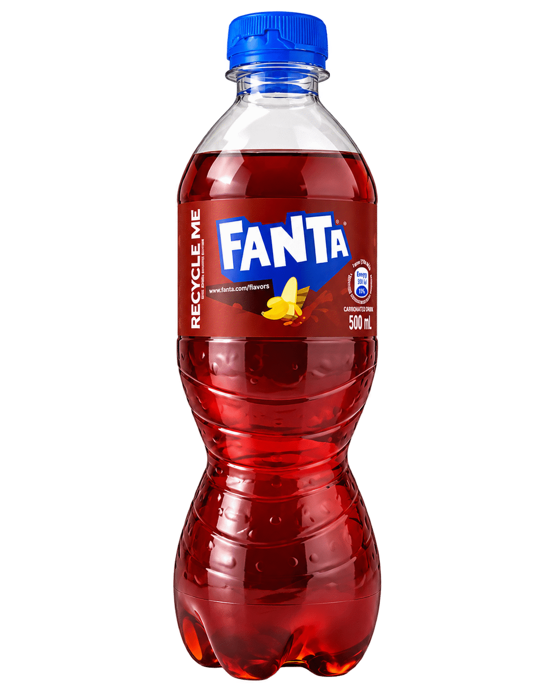 FANTA BANANA & CHOCOLATE Flavor Lemonade Sparkling Drink 500ml