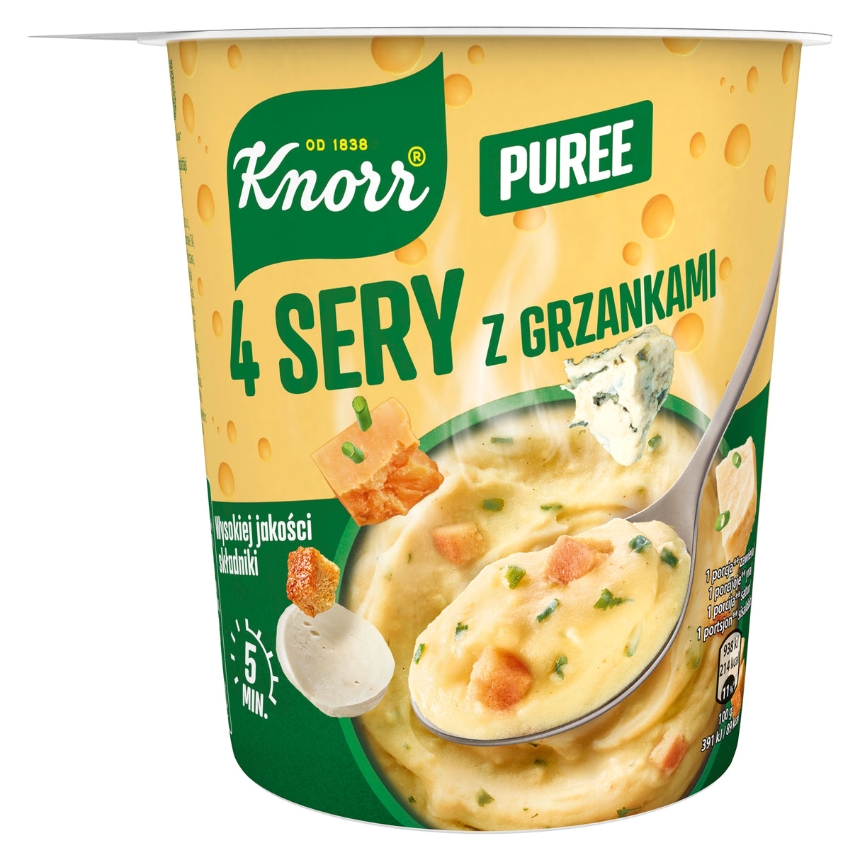 KNORR Instant Mashed Potatoes Four Cheeses Flavor 50g