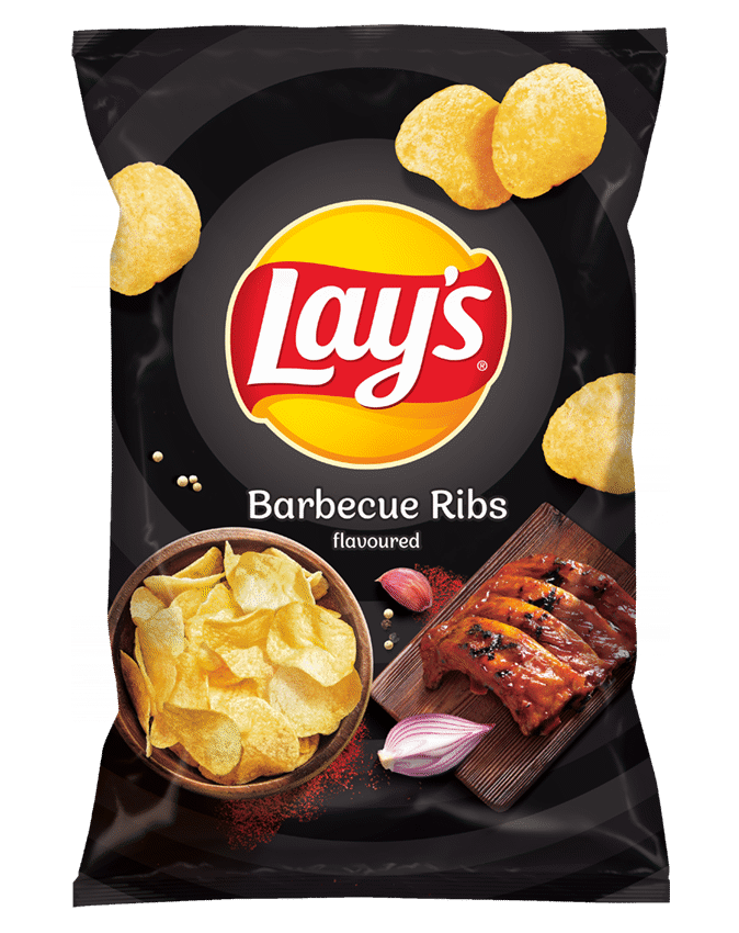 LAYS Barbecue Ribs Flavor Potato Chips 130g
